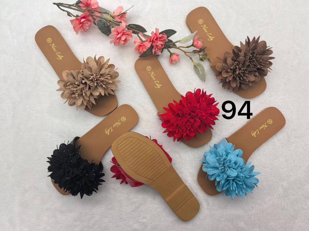 Flower slippers